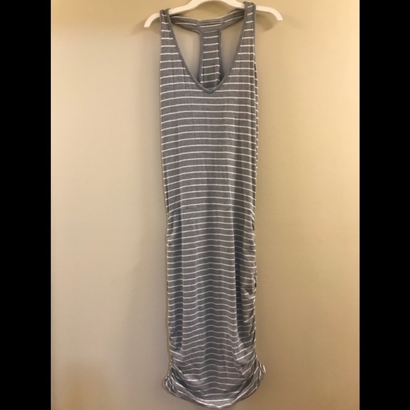 ATHLETA STRIPED TEE RACERBACK DRESS H. - Picture 11 of 16